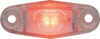 optronics trailer lights clearance submersible led marker light - 2-9/16 inch oblong clear lens red leds hardwired pc