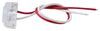 optronics trailer lights clearance 2-9/16l x 15/16w inch led marker light - 2-9/16 oblong clear lens red leds hardwired pc