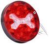 tail lights 4-5/16 inch diameter fusion led hardwired trailer light - stop turn backup warn round r/w/y lens 20 diodes