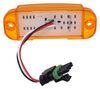 clearance lights side marker turn miro-flex led trailer light and mid-ship signal - submersible amber lens
