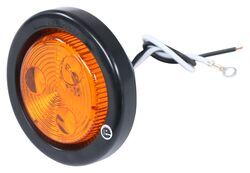 LED Trailer Clearance or Side Marker Light w/ Grommet and Pigtail - Submersible - 3 Diodes - Amber - OPT97WR