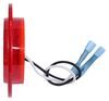 clearance lights reflectors submersible led trailer or side marker light with reflector - waterproof 1 diode red lens