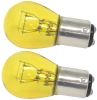 marker light tail 1156 putco mini-halogen bulbs - jet yellow qty 2
