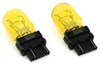marker light tail side turn signal putco mini-halogen bulbs - 3157 jet yellow qty 2