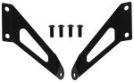 Custom Hood Mounting Brackets for Putco 20" Luminix LED Light Bar - Jeep JK                    
