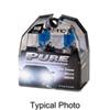 putco pure high-performance h12 halogen headlight bulbs - ion spark white