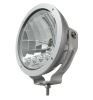 single light spot beam putco hid off-road w/ led daytime running lights - 6 inch silver clear lens qty 1