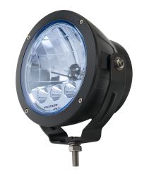 Putco HID Off-Road Light w/ LED Daytime Running Lights - 6" - Black - Blue Lens - Qty 1