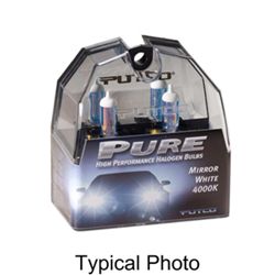 Putco PURE High-Performance 9005XS Halogen Headlight Bulbs - Mirror White - P239005XMW