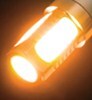 replacement bulb 1156 putco plasma led lights - 360 degree amber 2 pack