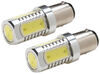 replacement bulbs putco plasma 1156 led lights - 360 degree amber 2 pack