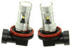 Putco Optic 360 High Power LED Fog Lamp Bulbs - H8 - 360 Degree - White - 1 Pair H8 P250008W