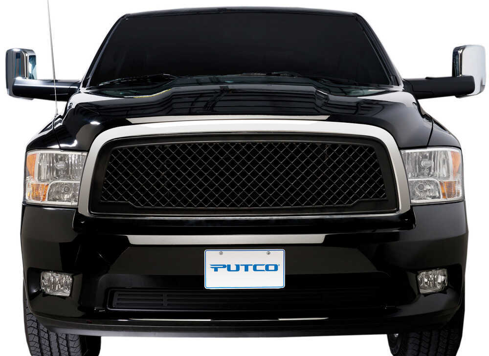 Putco Boss Grille Insert - Black Powder Coated Aluminum Putco Truck ...