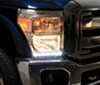 headlights putco g3 led headlamp day liners - 1 pair polished aluminum
