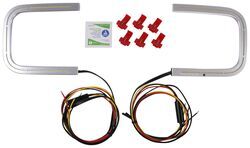 Putco SwitchBack LED Headlamp Day Liners w/ Turn Signal - 1 Pair - Chrome Aluminum