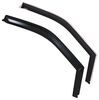 side window tape on putco element visors - matte black 2 piece