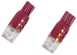 Putco Metal LED Bulbs - 194 - 360 Degree - 1 Diode - Red - Qty 2 - P340194R-360