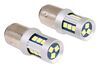 marker light tail 1157 putco metal led bulbs - 360 degree 15 diodes white qty 2