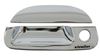 rear of vehicle tailgate putco chrome handle cover for ford f150