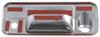 rear of vehicle tailgate putco chrome handle cover for toyota tundra