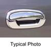 passenger door putco chrome handle covers with keypad cutout for ford f150