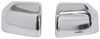 side of vehicle full coverage putco chrome mirror overlays - replacement upper mirrors
