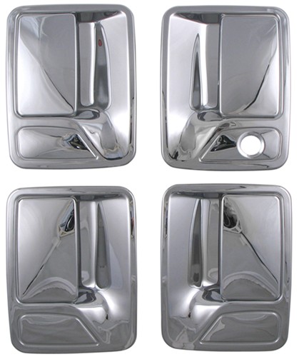 Putco Chrome Door Handle Covers For Ford Super Duty Without Passenger Keyhole Putco Vehicle Trim