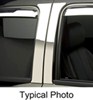 side of vehicle putco classic chrome decorative pillar posts - stainless steel