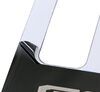 side of vehicle accents putco black platinum pillar posts w etching and key pad cutout - stainless steel mirror