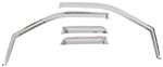 Putco Element In-Channel Window Rain Guards - Chrome - 4 Piece                                      