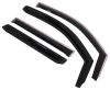 side window front and rear windows putco element in-channel rain guards - tinted 4 piece