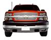 snap-on putco punch stainless steel grille insert for chevy silverado