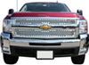 snap-on putco punch stainless steel grille insert for chevy silverado ld
