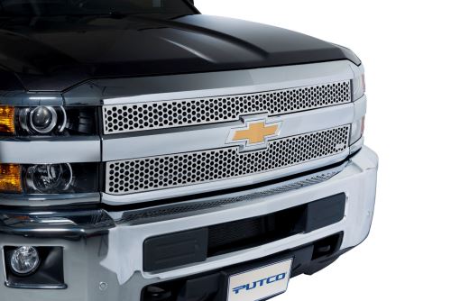 Putco Punch Grille Insert - Stainless Steel Putco Truck Grilles P84201