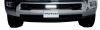 bumper grille insert bolt-on putco bar style w/ 10 inch light - stainless steel black