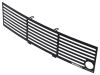 bumper grille insert putco bar style w/ heater plug opening - stainless steel black