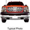 snap-on putco flaming inferno stainless steel grille insert
