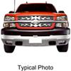 snap-on putco flaming inferno stainless steel grille insert for chevy silverado ld