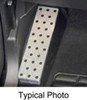 footrest putco liquid solid billet pedal - aluminum track design