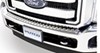 rear bumper putco front cover - polished stainless steel
