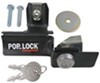 Pop & Lock Custom Tailgate Lock - Steel - Manual - Black Manual PAL1050