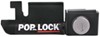 vehicle specific pop & lock custom tailgate for steel handle - manual black