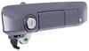 tailgate lock pop & custom locking handle - manual magnetic grey metallic