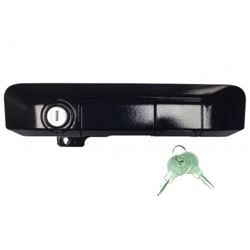 Pop & Lock Custom Locking Tailgate Handle - Manual - Gloss Black
