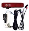 tailgate lock vehicle specific pop & custom with handle - power and manual bolt barcelona red