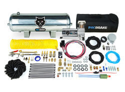Pacbrake HP325 Series Onboard Air Kit with 2-1/2 Polished Aluminum Gallon Tank - PB75VV