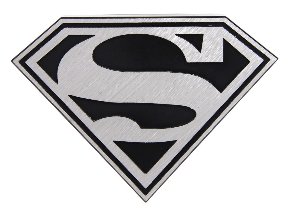 Superman Trailer Hitch Receiver Cover - 1-1/4