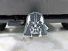 0  misc covers standard star wars darth vader trailer hitch cover - 1-1/4 inch and 2 hitches aluminum