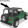 alternative tops pavement ends sun cap plus for jeep - black denim