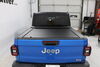 2023 jeep gladiator  retractable - manual pace edwards full-metal jackrabbit hard tonneau cover aluminum matte black